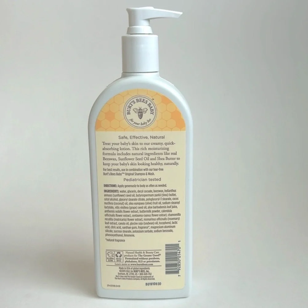 12oz Burt's Bees Baby Nourishing Lotion New Unopened
